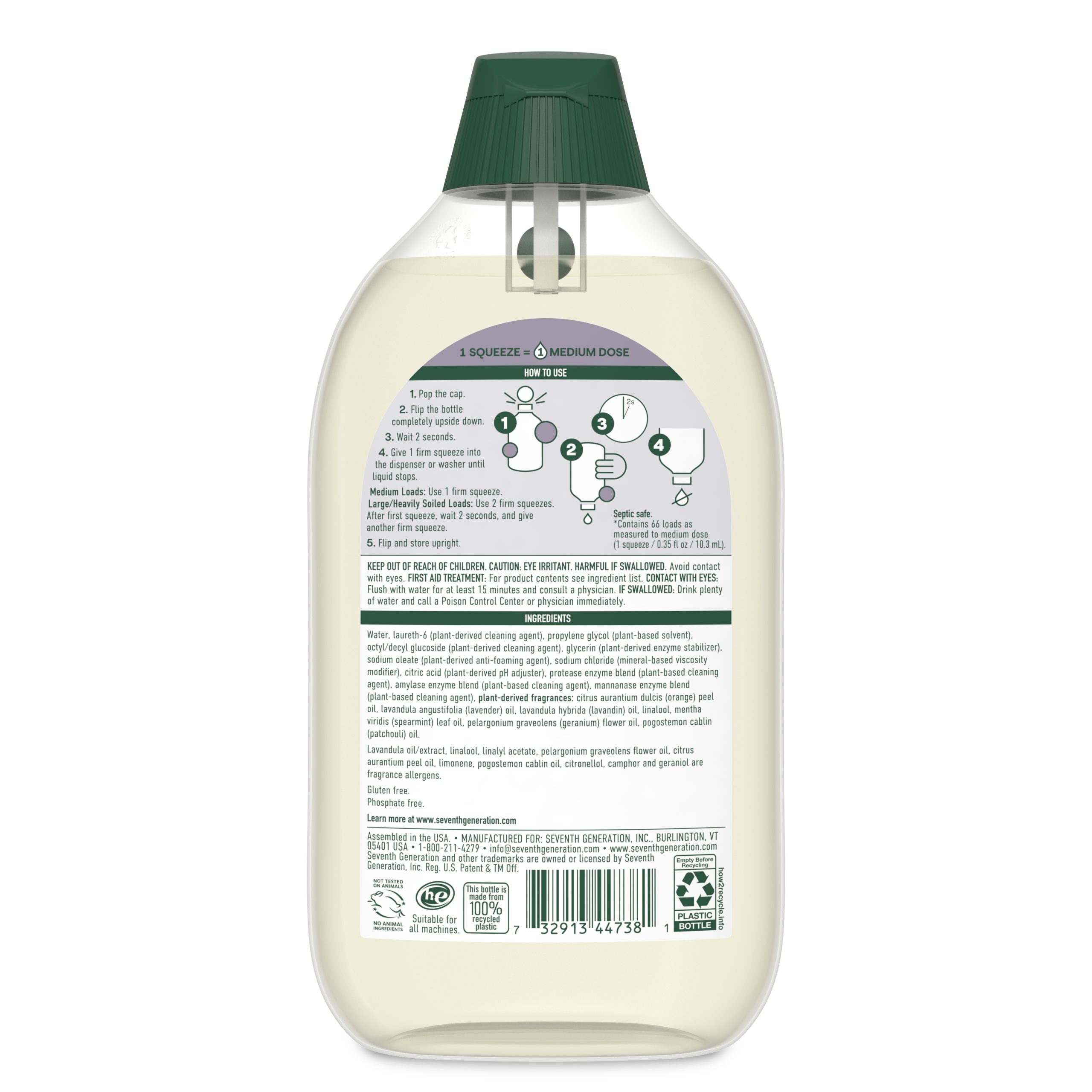 EasyDose™ Ultra Concentrated Laundry Detergent - Fresh Lavender