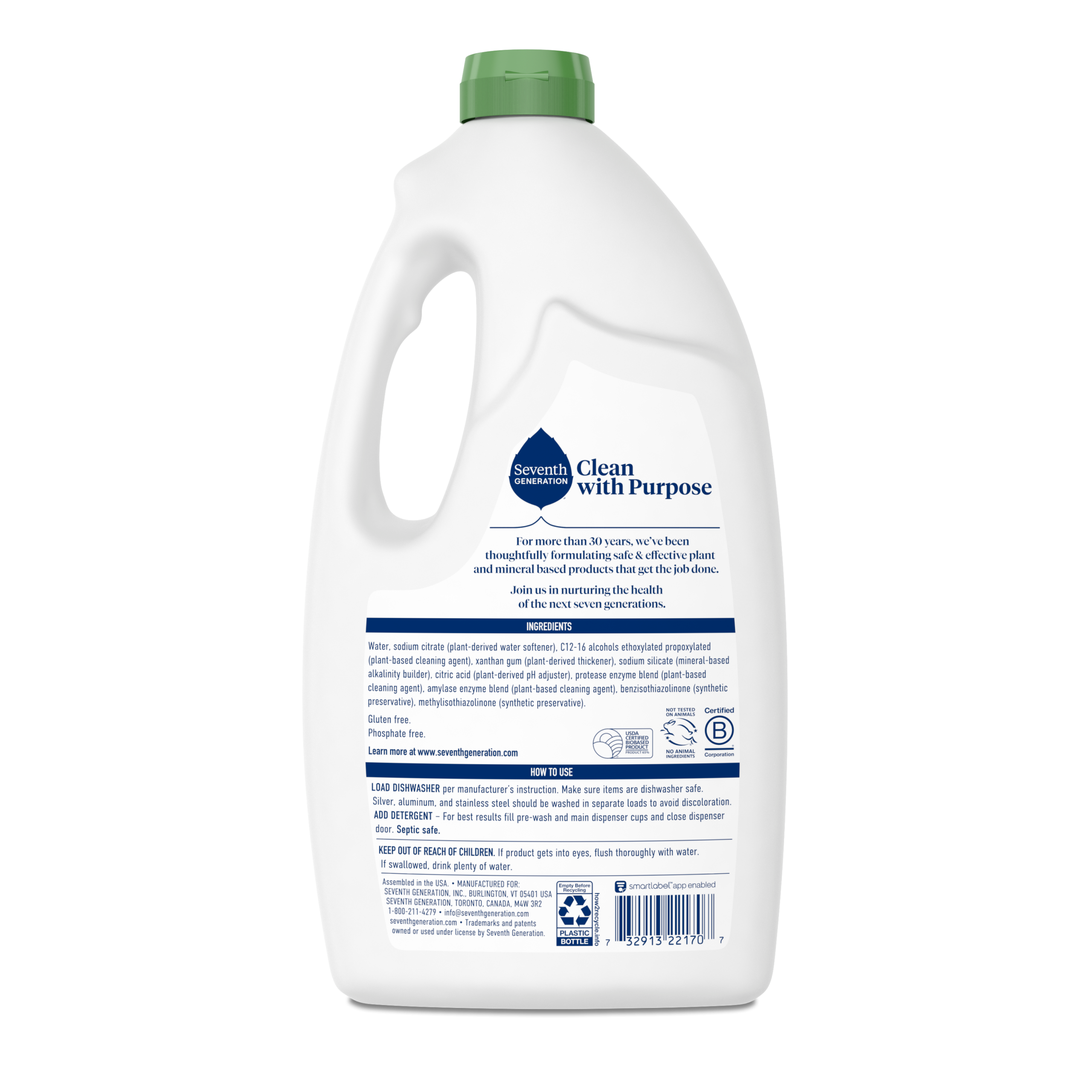 Dishwasher Detergent Gel - Free & Clear