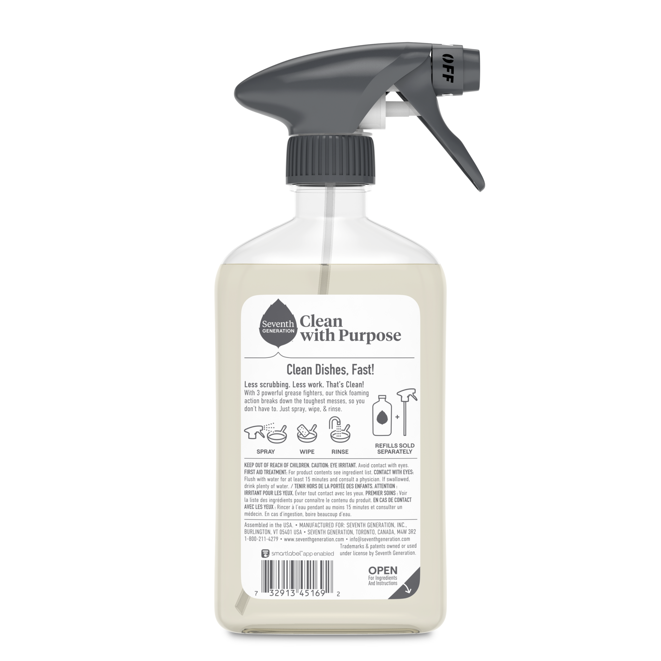 Foaming Dish Spray - Mandarin Orange